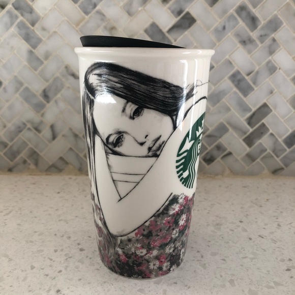 Starbucks Charlotte Ronson Ceramic Coffee Tumbler